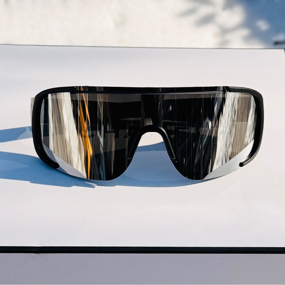 Black and Silver Cycling / Skiing Sunglasses